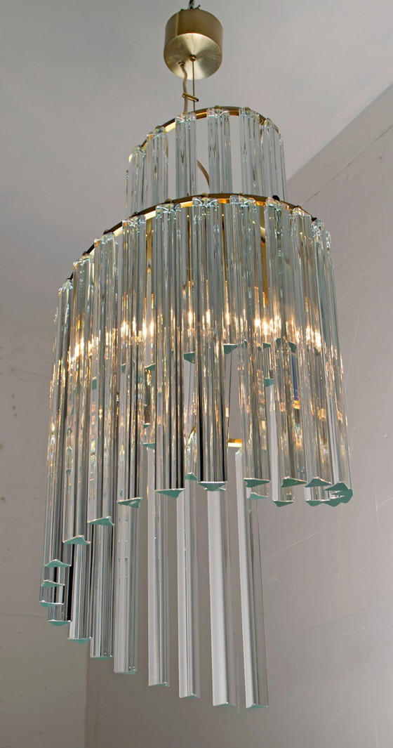 Image 1 of Lampadario di Murano italiano di metà secolo di Pia Guidetti Crippa per Lumi, 1960