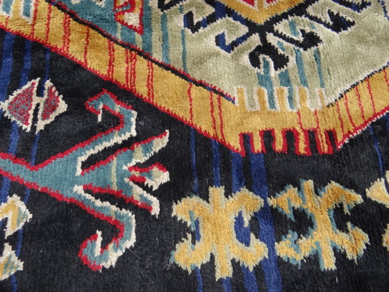 Image 1 of Izmir oosters tapijt 120x60 cm met vintage handgemaakte Anatolische motieven