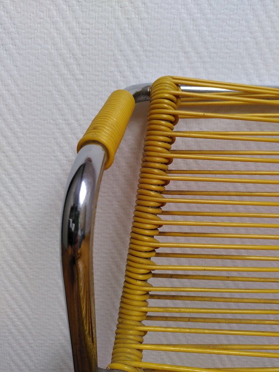 Image 1 of Vintage children's scoubidou armchair