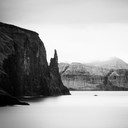 Drangarnir Sea Stacks Study 2, Faeröer, Zwart-Wit Fotografie
