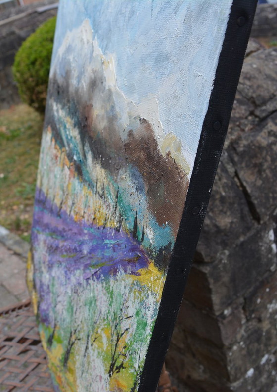 Mandelbäume im Frühling in der Provence – Gemälde & Zeichnungen, Canvas (photo 7 of 11)