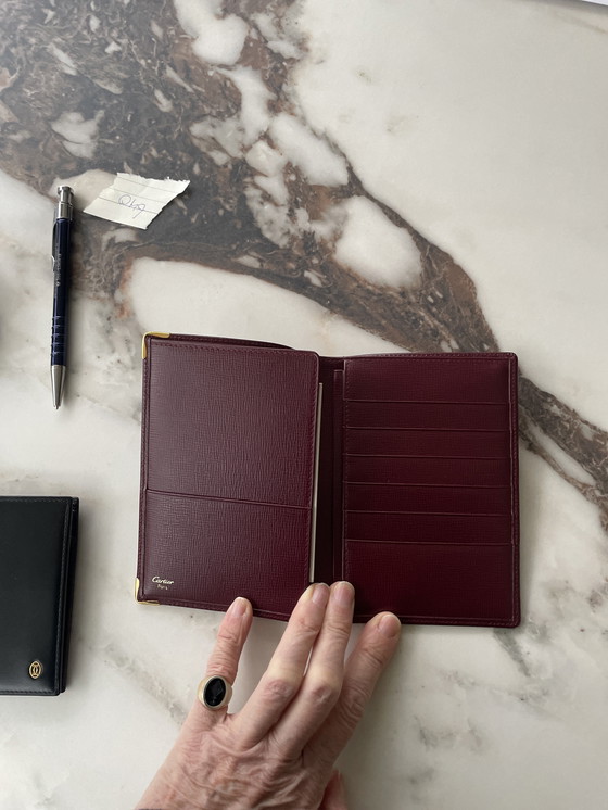Image 1 of Cartier portemonnee en pasjeshouder/nieuw!