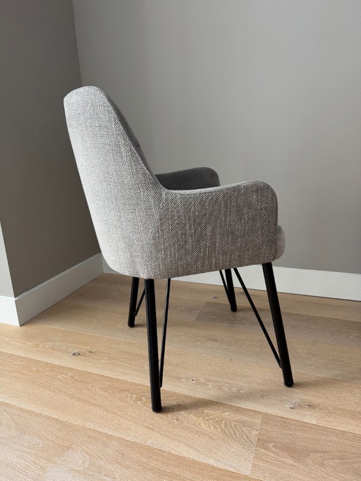 6 luxe eetkamerstoelen