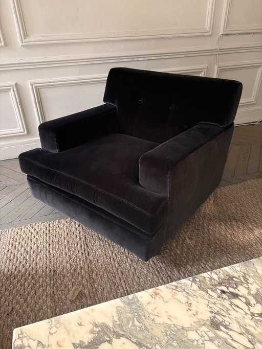 Marco Zanuso Artflex Square Sessel 1962 – Arflex, fauteuils, Wood, Cotton
