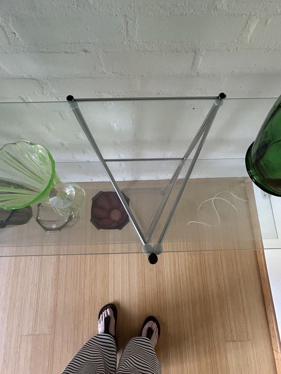 Image 1 of Vintage glazen stellingkast