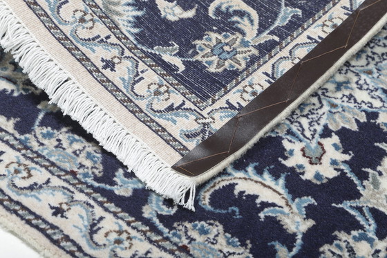 Image 1 of Original Handgeknüpfter Perserteppich Nain Kashmari 386 X 80 Cm Top Zustand