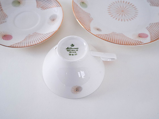 Image 1 of Porseleinen kopje, Duits ontwerp, jaren 60, vervaardigd in Duitsland.