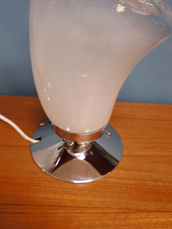 Image 1 of Set Van 2 Tafellampen Murano Italië Bedlampjes Lampen Lamp
