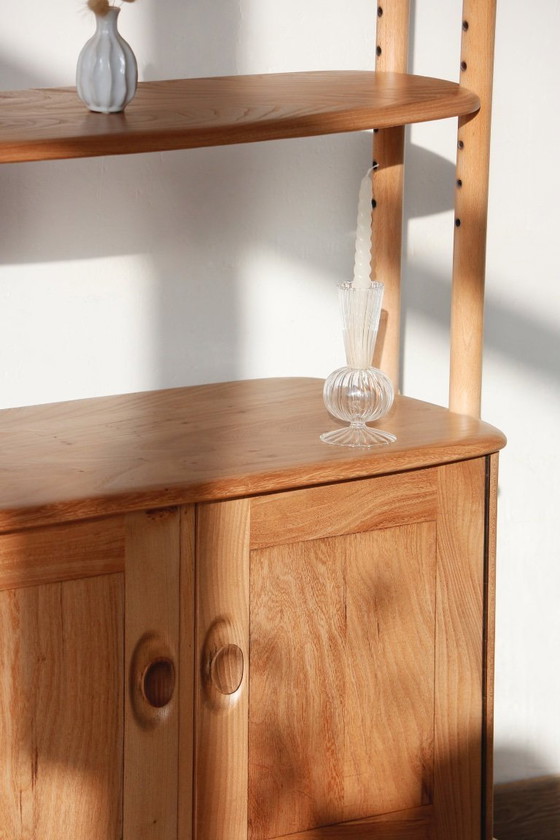 Image 1 of Bibliothèque / Séparateur de pièce Vintage - Modèle Windsor / Girafe - Ercol