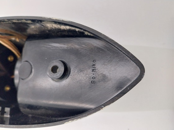 Image 1 of 1 x Lampada da parete Bo-niko in bachelite e vetro opalino anni '50