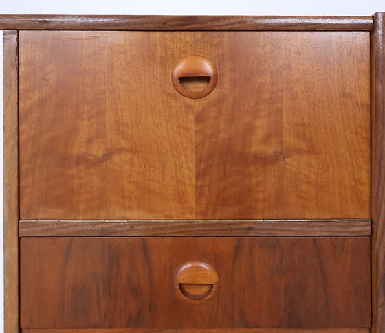 Vintage Fristho Sideboard in Walnut – William Watting – 1960s – Metal (photo 10 of 17)