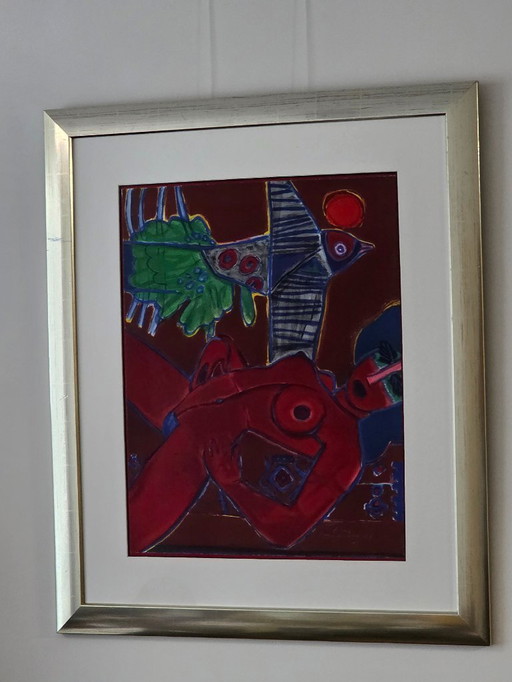 Corneille - Image D'un été - Hand signed - 1987