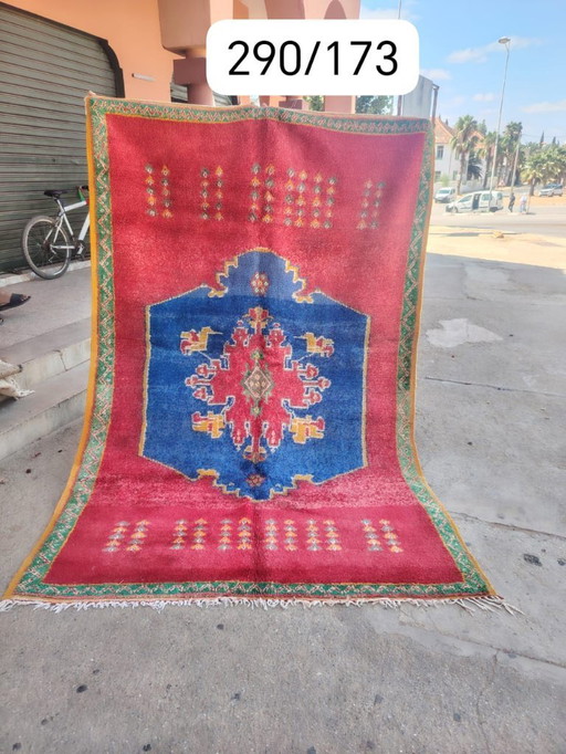 Handgeknoopt Berber kleed wol 290x173cm