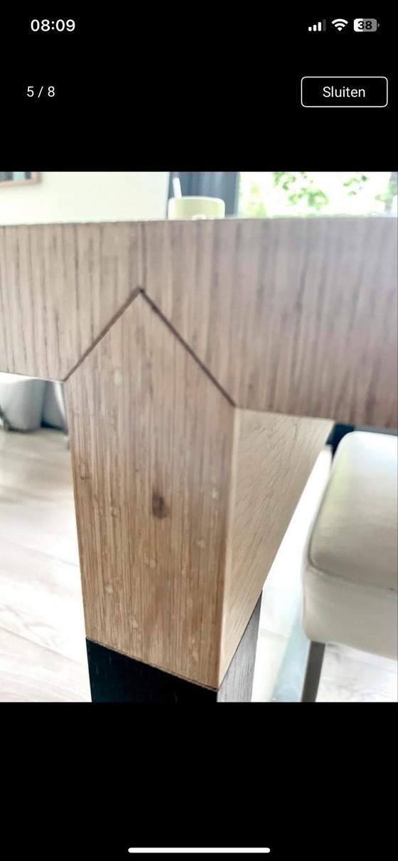 Image 1 of Gelderland  7550 eiken eettafel