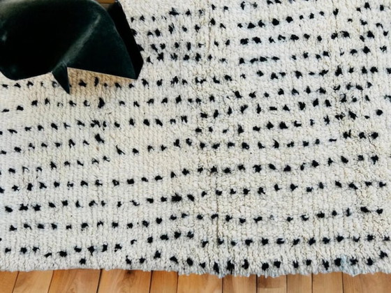 Image 1 of Tapis Beni Ouarain en laine authentique 250cmx200cm