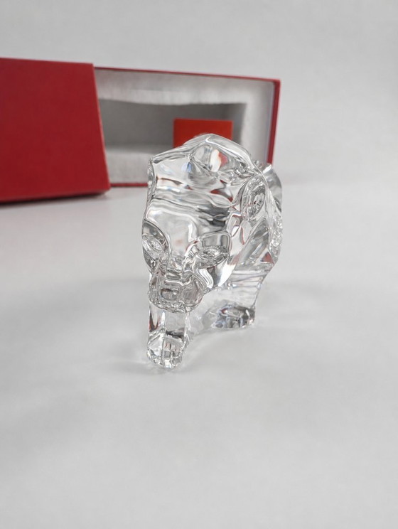 Image 1 of Baccarat - Sculpture, Lion - 27 cm - Crystal