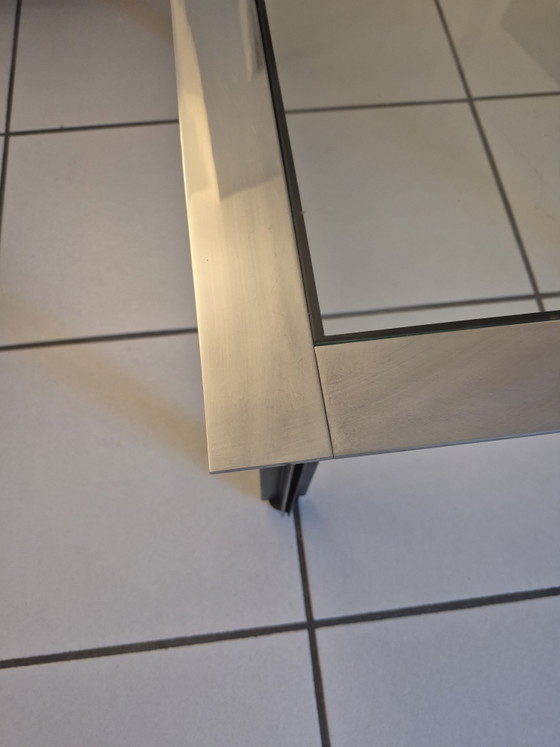 Vintage Salontafel – Glaskunst, Metal, Glass (photo 5 of 5)