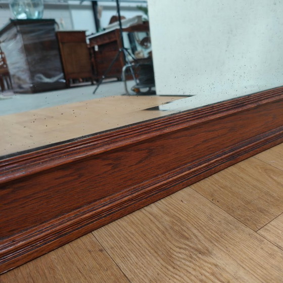 Image 1 of Specchio antico sfaccettato, specchio da camino rustico