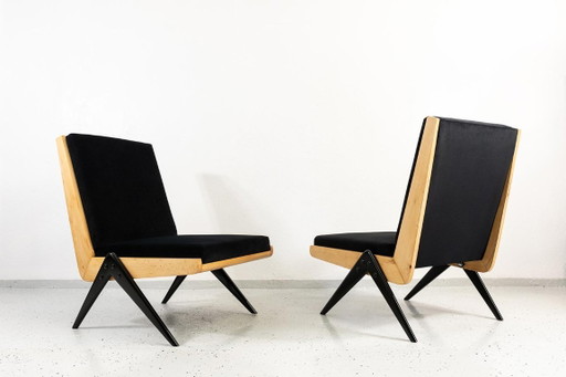 Modernistische Sessel, Typ 1312 von Slupskie Furniture Factory, Polen, 1960er Jahre – fauteuils, Textile (photo 2 of 21)