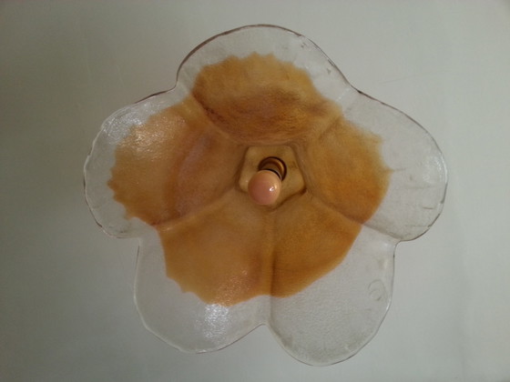 Lampadario Murano Venini Design Luciano Vistosi Mazzega – Lampade a sospensione, Glass, Brass (photo 5 of 12)