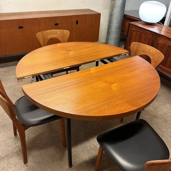 Image 1 of Teak dining table by Paul Geoffroy, 1960