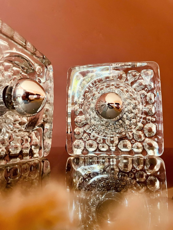 Image 1 of Set di lampade da parete Hillebrand Ice Cubes