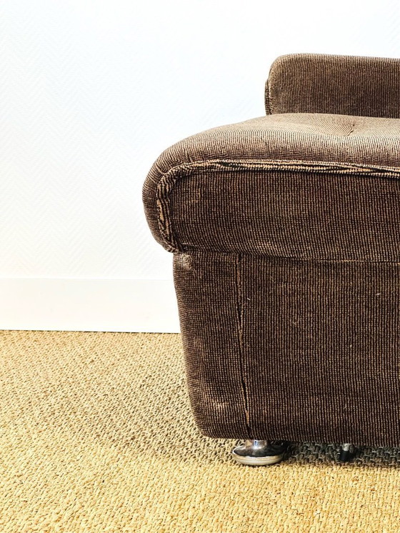 Image 1 of Ensemble de salon vintage en velours, 1960, Set de 3