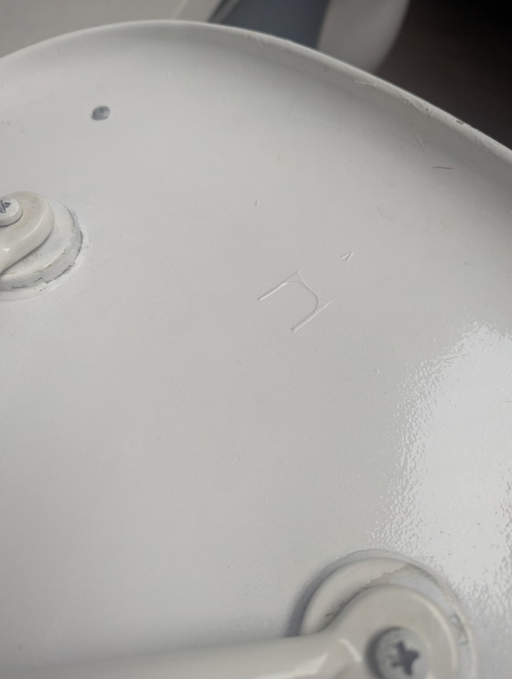 Image 1 of 6 sedie Herman Miller La Fonda Eames bianche vintage