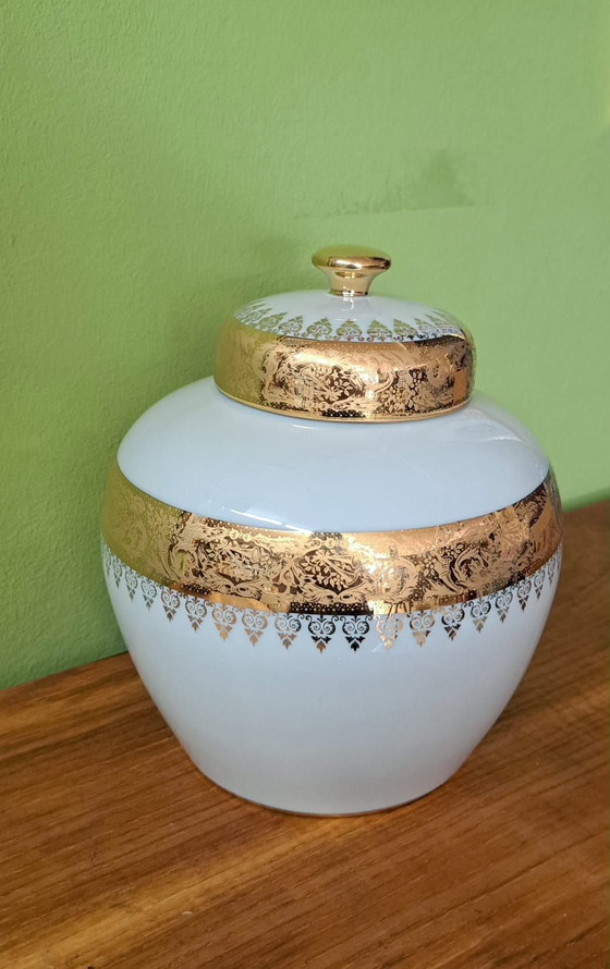 Bomboniera Limoges vintage, Oggetti decorativi, Oro, Porcellana, Dorato (foto 3 di 8)