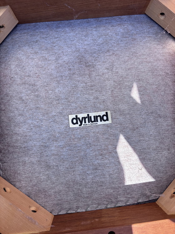 Image 1 of 6 x table vintage dyrlund eetkamerstoelen stoel