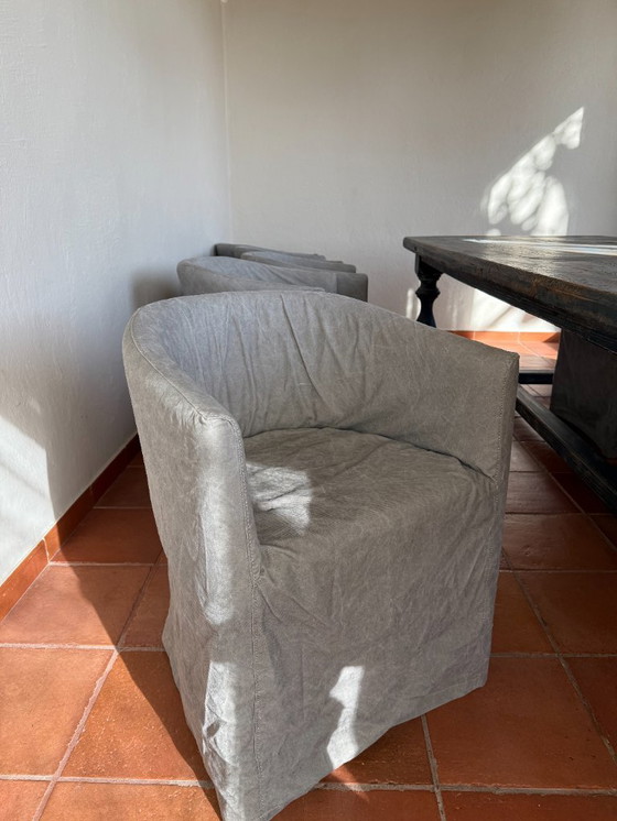 Image 1 of Tavolo in rovere e 10 sedie vintage