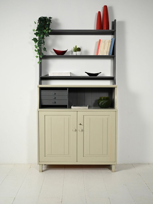 “Visingsö” cabinet with open shelves by Carl Malmsten for Svensk Fur, 1950s