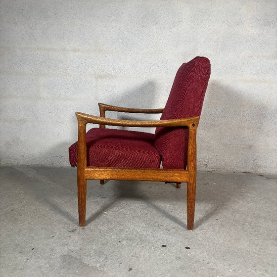 Image 1 of Fritz Hansen lounge stoel Deens design 60's