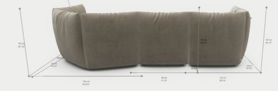 Image 1 of Edra Standard modular Sofa fabric T 3 modules LP 21,500,-