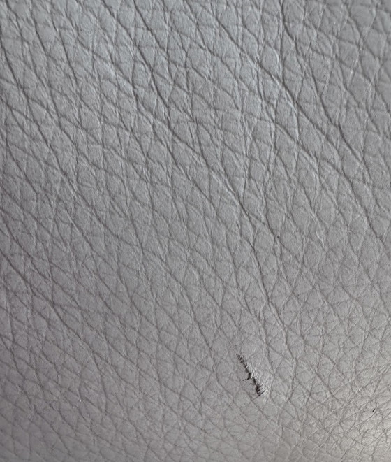 Image 1 of Chaisse Longue in pelle bianca