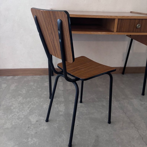 Image 1 of vintage desk and chair