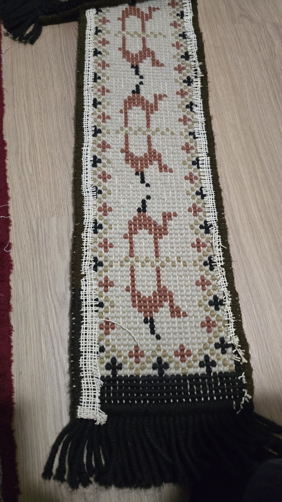 Arazzo da parete Rya scandinavo vintage - Arazzo in lana con cervi MCM (anni '70) – Decorazioni murali, Wool (photo 6 of 10)
