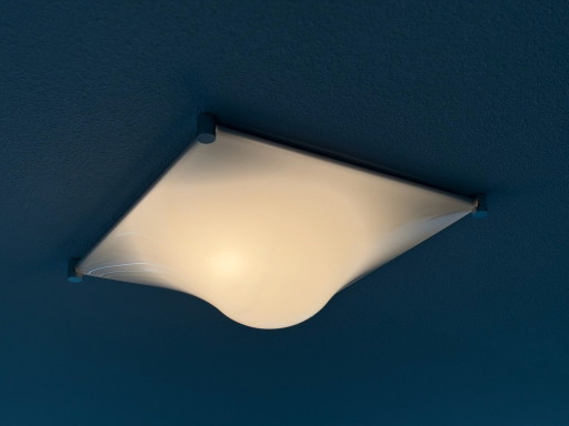 Lot de 6 Plafonniers design vintage Martinelli Luce Bolla | Design italien