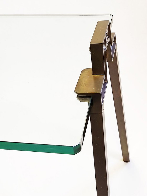 Mesa auxiliar modelo T21 de Peter Ghyczy – Mesas auxiliares, Brass, Metal (photo 15 of 17)