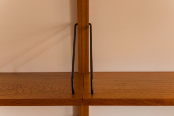 Image 1 of Modulares Wandregalsystem von Poul Cadovius für Cado, 1960er Jahre