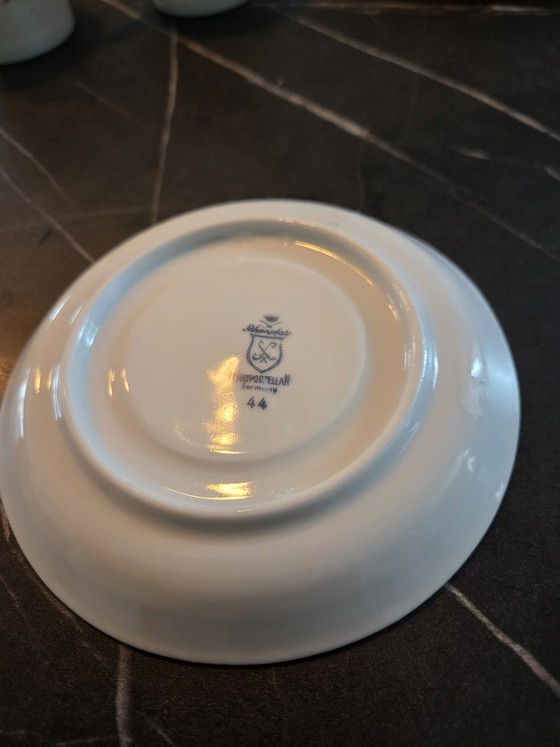 Image 1 of 6 kop en schotels vintage Rheinpfaltz Hartporzellan Duitsland