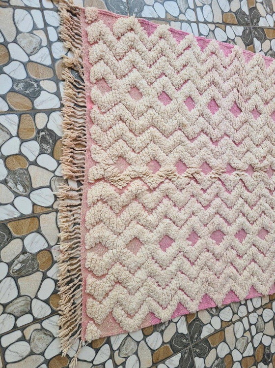 Image 1 of Authentischer, traditioneller, handgefertigter Naturwollteppich, 1,5 x 2,5 m