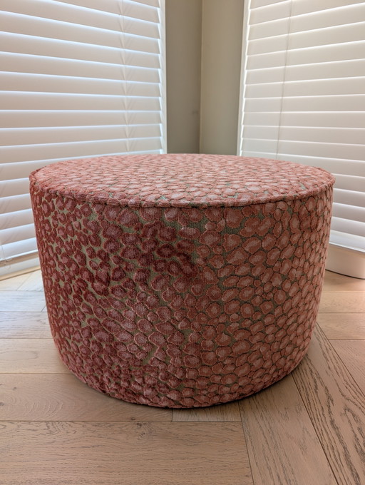 Panther Blossom Pouf Ø60 cm – hockers en poefs, Textile