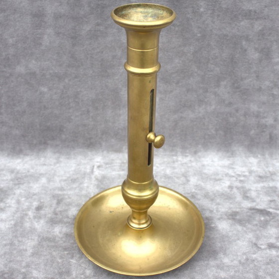 Image 1 of Antico candeliere francese in rame 30 cm