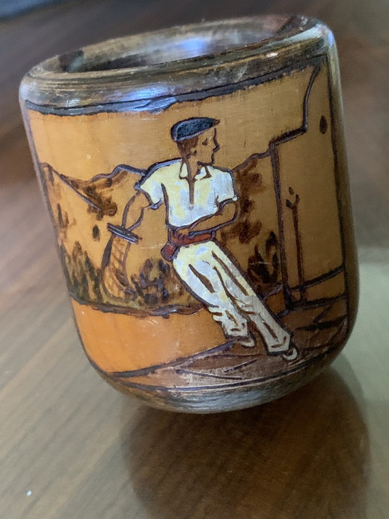 Collezione Schiaccianoci a Vite Art Déco (1920-1930) – Pelotari Basco – Bussy Secondo Louis Floutier – Arte (photo 2 of 17)