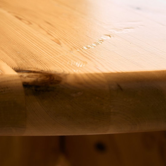 Image 1 of MK10156 Esstischgarnitur aus Kiefernholz von Rainer Daumiller für Hirtshals Savvaerk, 5er-Set