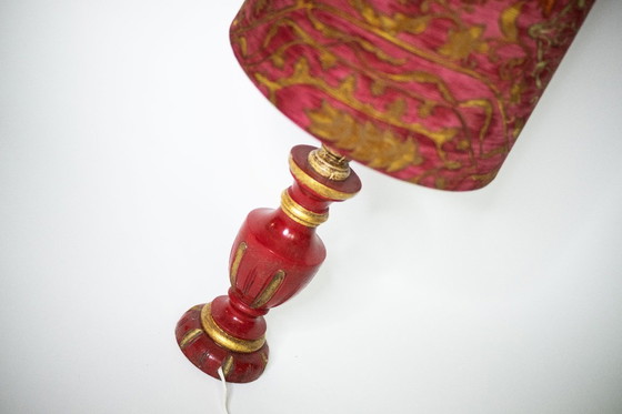 Image 1 of Vintage lamp met patroon