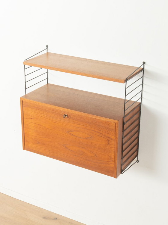 1950s Wall Shelf, Nils Strinning – Wall cabinet, Metal, Wood (photo 10 of 10)