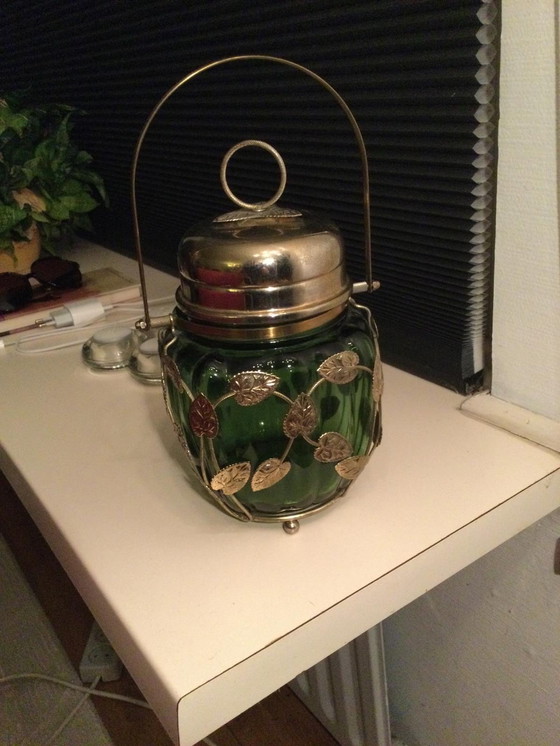 Image 1 of Vintage glazen snoeppot