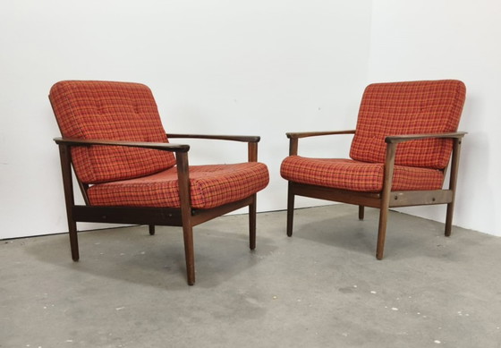 Image 1 of Deens design teak relax fauteuil